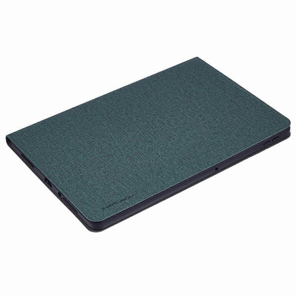 X-LEVEL Etui til Xiaomi Redmi Pad SE, stoftekstur læder tabletcover - Grøn