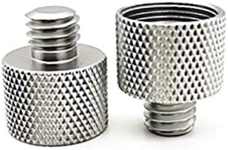 Mikrofonstativadapter 5/8\" till 3/8\" Stativgänga Skruvadapter för Mikrofonstativadapter till Stativadapter 2-pack