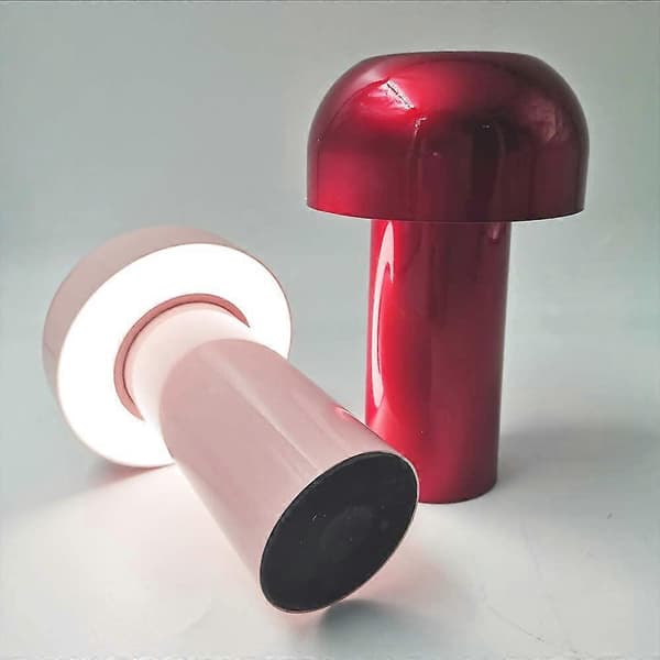 3W Sopp LED Bordlampe (Rosa)