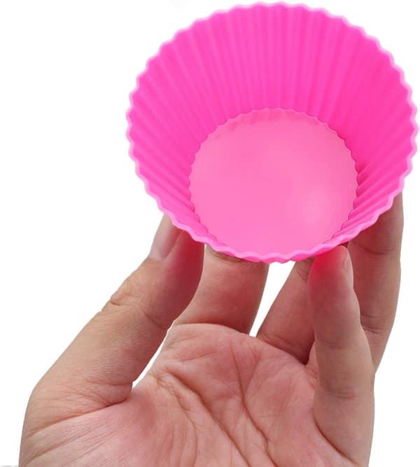Silikon Muffinsforme, 36 stk. Non-Stick Kageforme, 9 Former Genanvendelige Silikon Muffinsform til Bagning, Silikon Muffinsforme