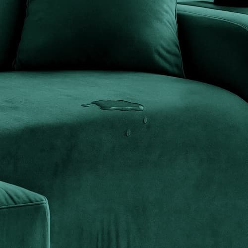Sofatrekk Fløyel / Sofatrekk - 145-185cm green