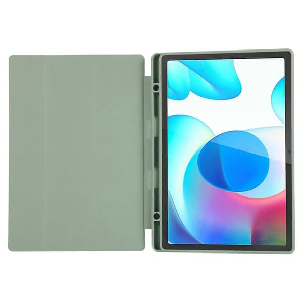 Til Samsung Galaxy Tab A9+ Etui Tri-fold Stand PU Læder Tablet Cover med Penholder