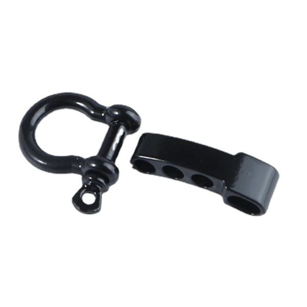 Justerbar spänne legering shackle justerbar D-ring shackle legering shackle, 5 stycken shackle spänne, för klättringsutrustning, utomhus
