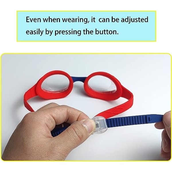 Simglasögon för barn - Simglasögon för barn, anti-dimma Lätt justerbara simglasögon för pojkar, flickor