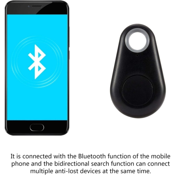 Smart Tag Bluetooth Anti-Lost Tracker Trådlös Key Tracker GPS Locator för iOS/iPhone/Android