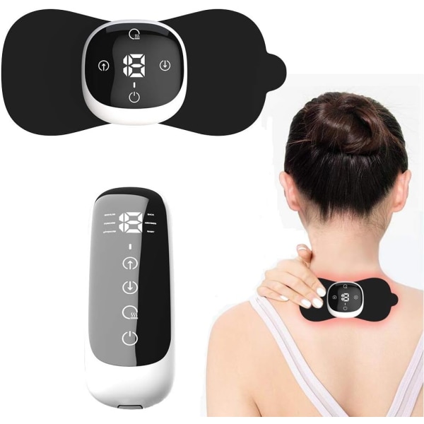 Trådløs TENS-maskine til smertelindring TENS-enhed Opvarmet genopladelig muskelstimulator EMS-massage