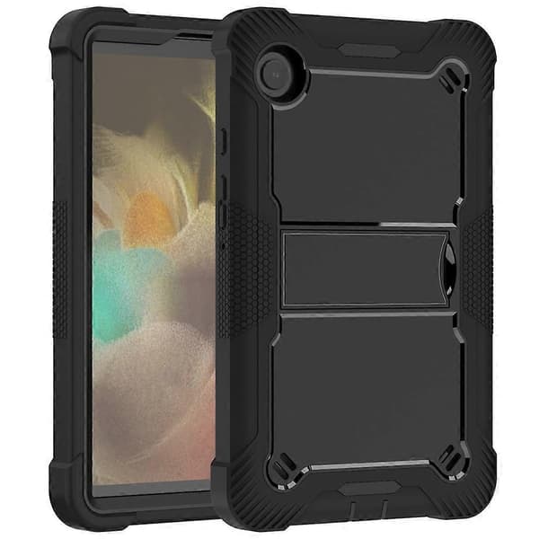 Til Samsung Galaxy Tab A9 Støtteben Cover Silikone+PC Defender Stødsikkert Tablet Cover
