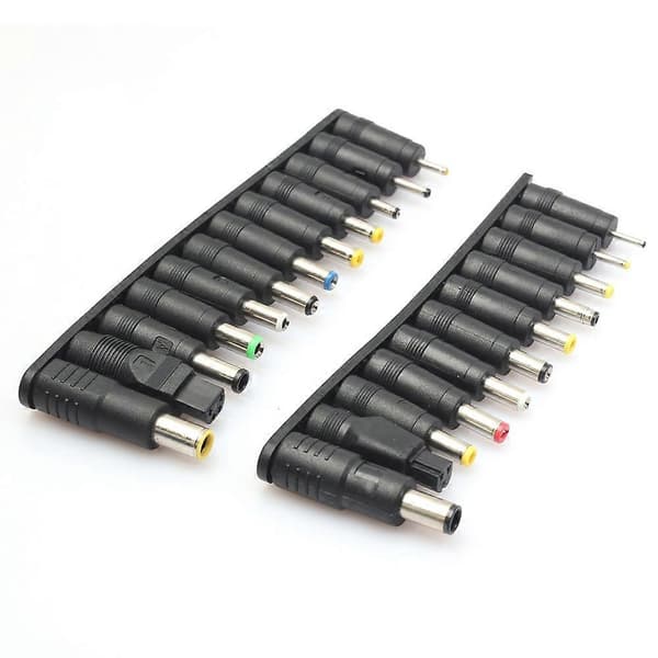 23 stk. Universal DC-strøm 5,5 x 2,1 Jack Hun til Han Strømstik Adapter til Laptop
