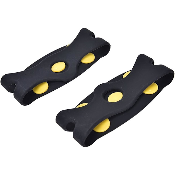 2 Par Slip-on Skogrippere, Snø Isklatring Anti-skli Pigger Grips Sko Deksel For Menn Kvinner Barn
