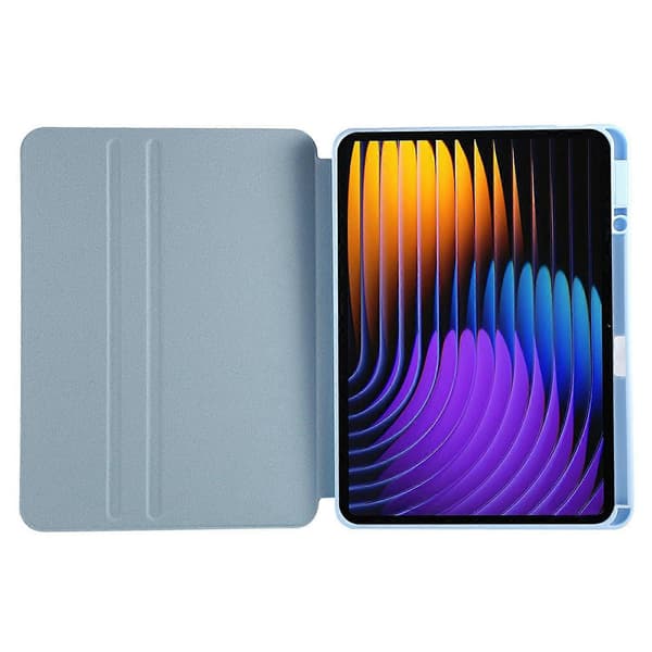 For Xiaomi Pad 7 Pro/Pad 7 Deksel Stativ Lær Tablet Cover - Blå