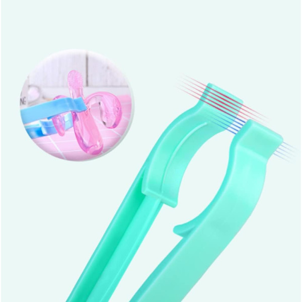2 stk Babyflaske Tang Multifunksjonell Anti-skålding Sklisikker Flaskeklemmer Fôringsflaske Klemme Varmt Flaskeholder for Småbarn