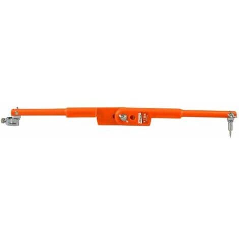 2 Kompasser/Set med presisjonsblyantkompasser, stor diameter - oransje L+S