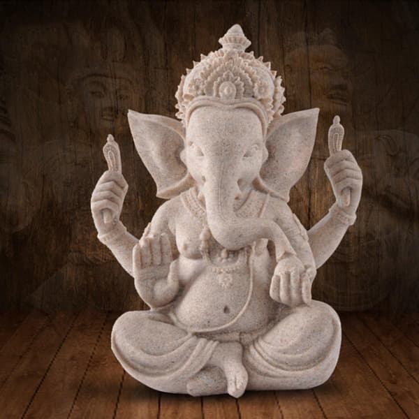 Håndlagde Buddhistiske Håndverk Buddhistisk Elefant Statue Dekorasjon
