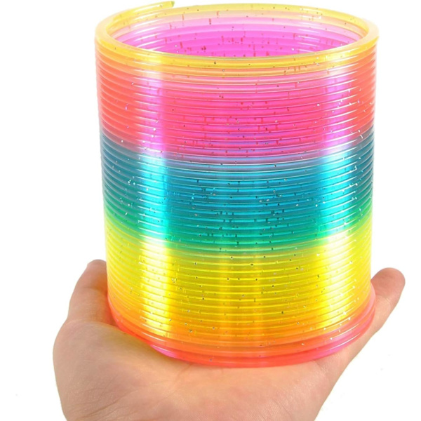 Regnbågsfjäderleksaker, Klassiska Nyhetsfärgade Neon Plastleksak Festtillbehör Pojkar Flickor 3-pack