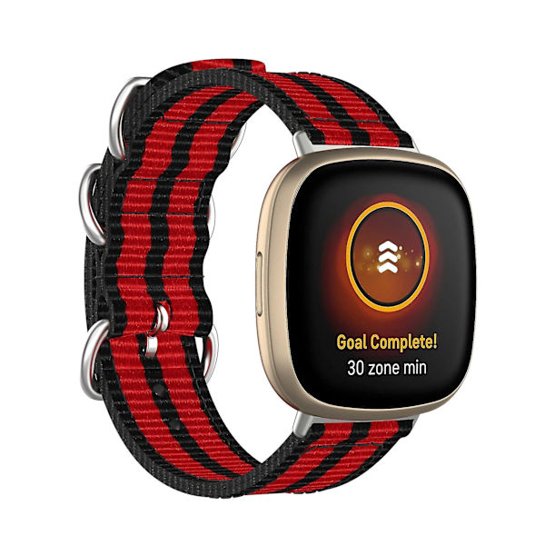 Nailon-silmukka Fitbit Versa 3/fitbit Sense -älykelloon