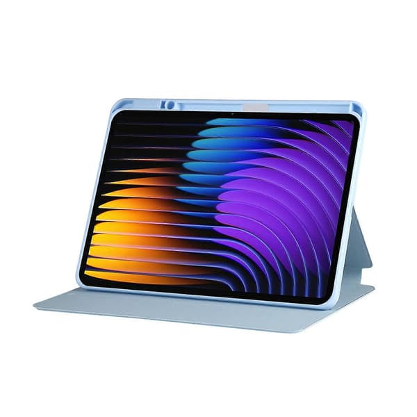 Til Xiaomi Pad 7 Pro/Pad 7 Etui Stativ Læder Tablet Cover - Blå