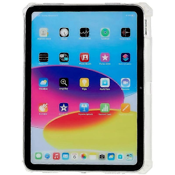 Tabletfodral med Ställ för iPad 10.9 (2022), Transparent TPU Skyddande Tabletskydd