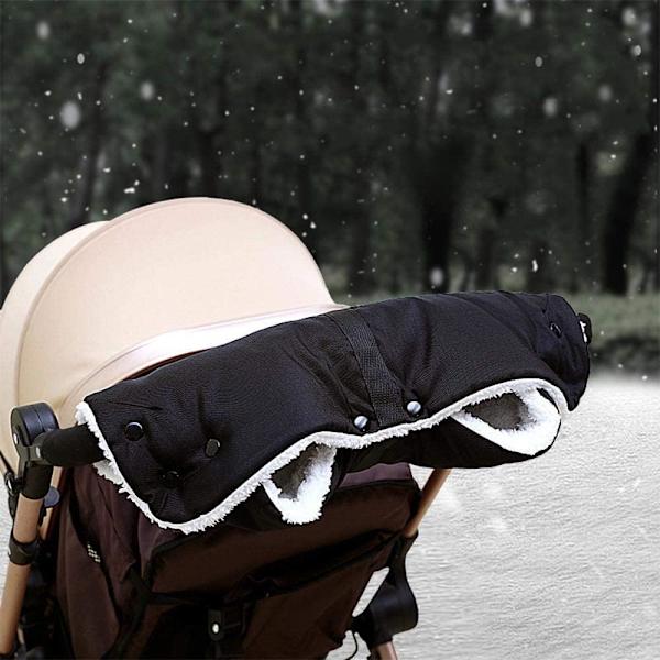 Vaunukäsienlämmitin, vedenpitävä vaunukäsienlämmitin, vaunukäsineet, käsienlämmitin fleecevuorella
