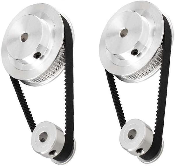 2gt Synkront Hjul 20 60 Tænder Boring Aluminium Synkron Remskive GT2 Tandrem Remskive System
