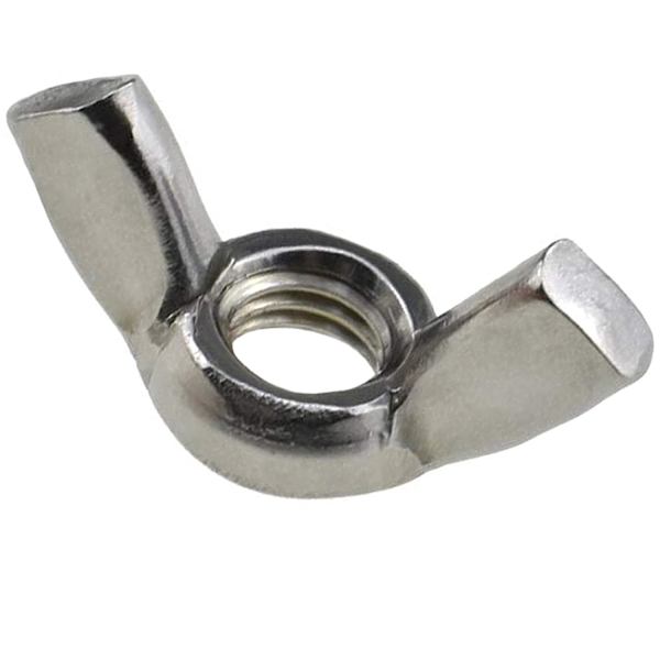 M6 Vingmøtrikker (Pakke med 10) Rustfrit stål til bolte og fastgørelser - Heavy Duty Fasteners Certificeret Standard ISO965 DIN315