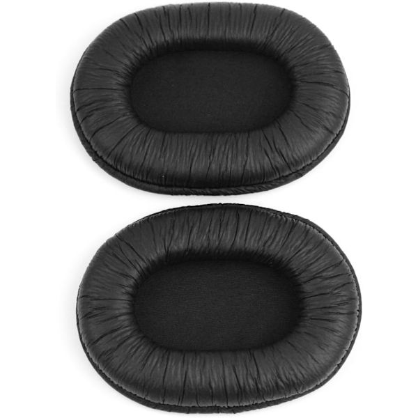 1 par svarte øreputer til Sony MDR-7506 og MDR-V6 hodetelefoner