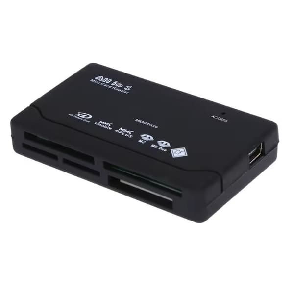 Multikortläsare USB 2.0 - Stöd för 150 minneskort
