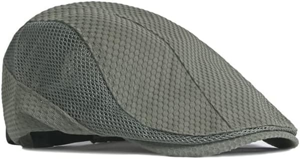 Herr Sommar Andningsbara Mesh Kepsar, Herr Sommar Baskrar, Solhatt, Lediga Sommarkepsar Gray
