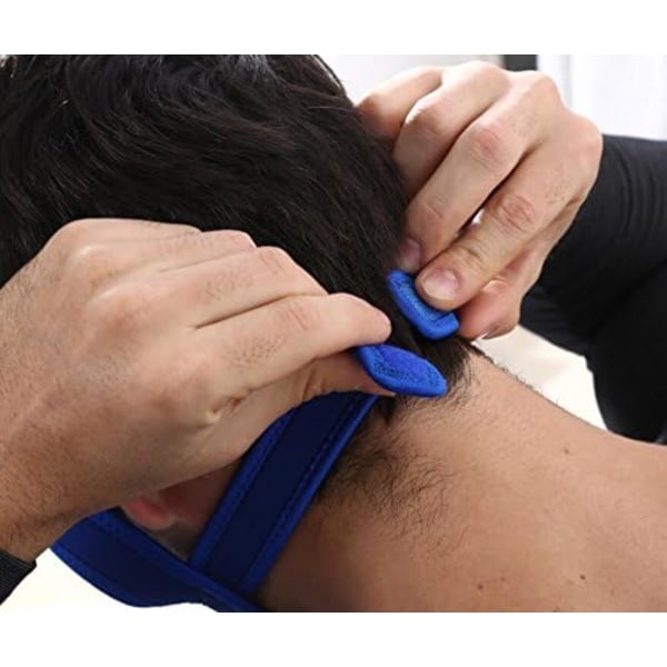 Anti-Snorking Strap Anti-Snorking Chin Strap Sleep Apnea Jaw Solution TMJ Blå (Blå)