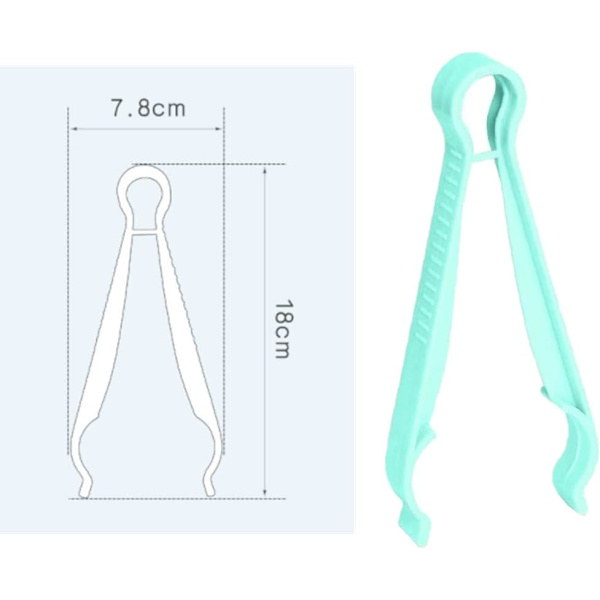 2 stk Babyflaske Tang Multifunksjonell Anti-skålding Sklisikker Flaskeklemmer Fôringsflaske Klemme Varmt Flaskeholder for Småbarn