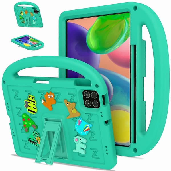 Stödfodral för Xiaomi Pad 7 Pro/Pad 7 EVA+PC Tablet Skyddsfodral med Axelrem - Grön