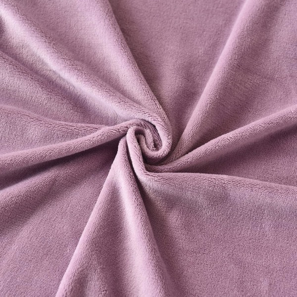 Sammetsmonterat lakan, lila fleece plysch sänglakan madrasskydd överdrag 90x200+25cm varmt luddigt underlakan (ingår ej örngott)