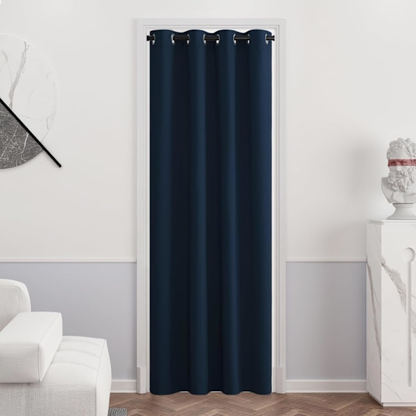 Mörkläggningsgardin för sovrum 1 styck 140x244 CM Termiska gardiner, Isolering Vardagsrumsgardiner, med öljetter 64*102CM
