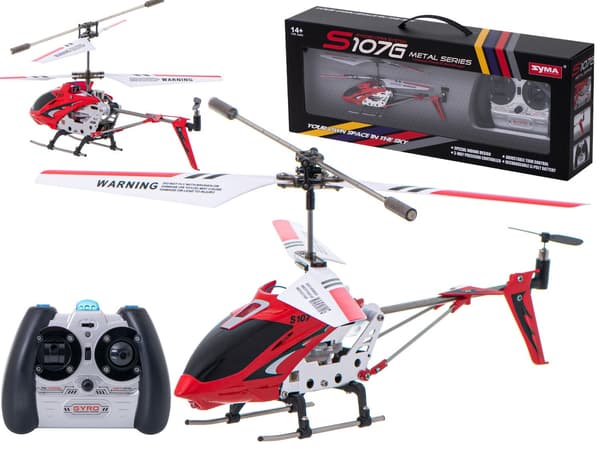 RC Helikopter - SYMA S107G red