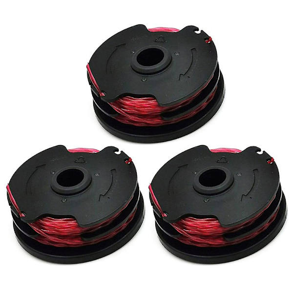 3PK Erstatningsspoler for Hyper Tough / Worx Gress Trimmer Wire Sneller
