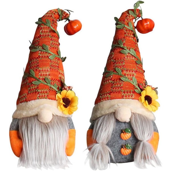 Spring Bee Gnomes Höst Gnomes Plysch Thanksgiving Dekorationer Handgjorda svenska Gnomes Plysch Elf