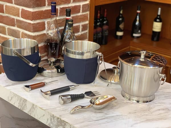 Ispikke, 18/8 rustfrit stål, til køkken, barer, bartender, Deluxe isudskæringsværktøjer (ishakker)