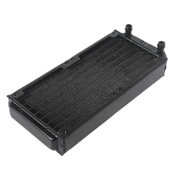 Vandkøling Computer Radiator 10 Rør Aluminium Varmeveksler Væskekøling