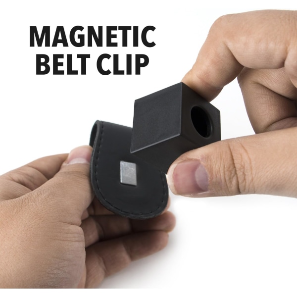 Magnetisk biljardkö Krithållare med bältesklämma - Biljardkö precisionsverktyg, biljardtillbehör