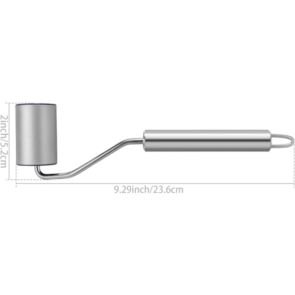 Rostfri kavel - Perfekt kavel i rostfritt stål - Stor kavel för fondant, pizza, tårta, pasta och pajdeg