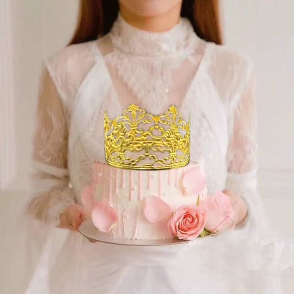 Gullkronekake Topper Vintage Kronekake Toppere, Kronekake Toppere