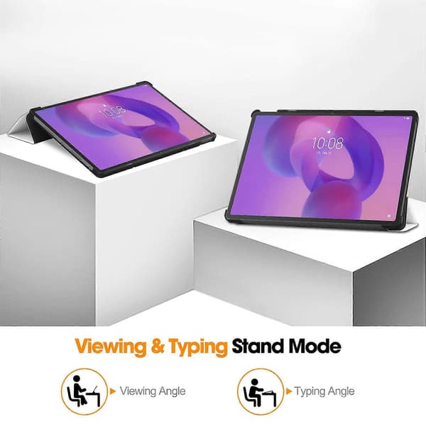 Fodral för Lenovo Idea Tab Pro, mönstrat tryck, läderställ, surfplatta - Katt