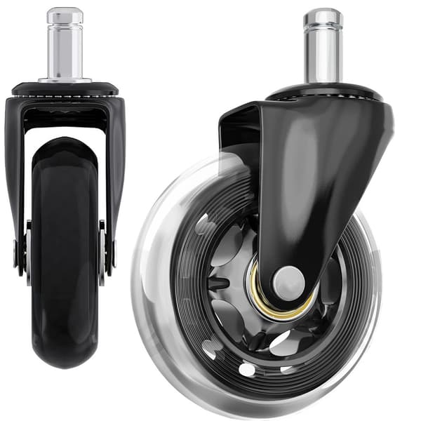 1x pyörä toimistotuoliin - 11 mm