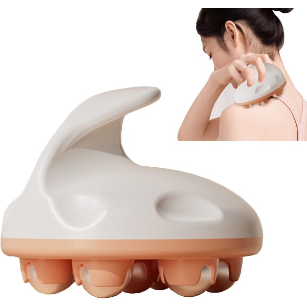 Hand Held Massager, Full Body Massage Tool with Roller Ball Massager Manual 360-degree-roller