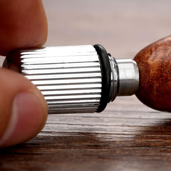 Cigar Diamond Silver Pouch i rostfritt stål nyckelring