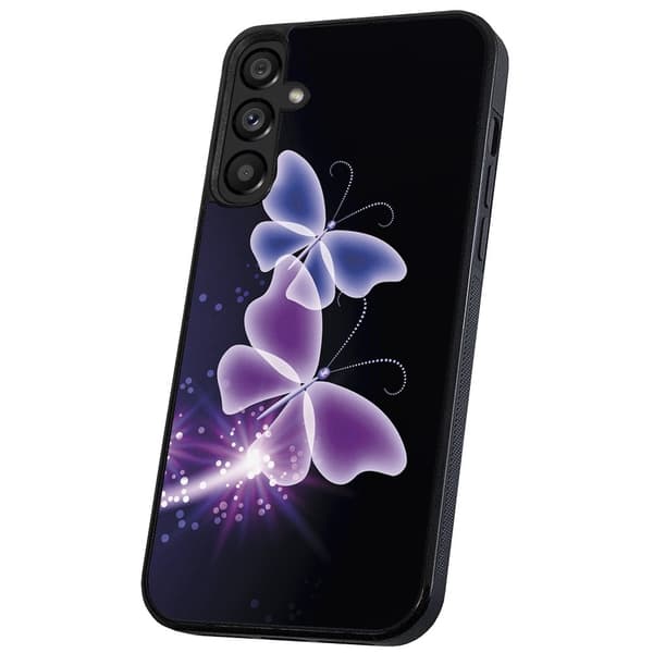 Samsung Galaxy S26 - Cover/Mobilcover Lilla Sommerfugle
