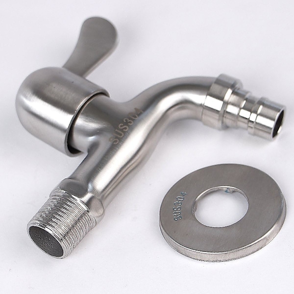 304 Rustfrit Stål Hane 1/2' Flow Tap