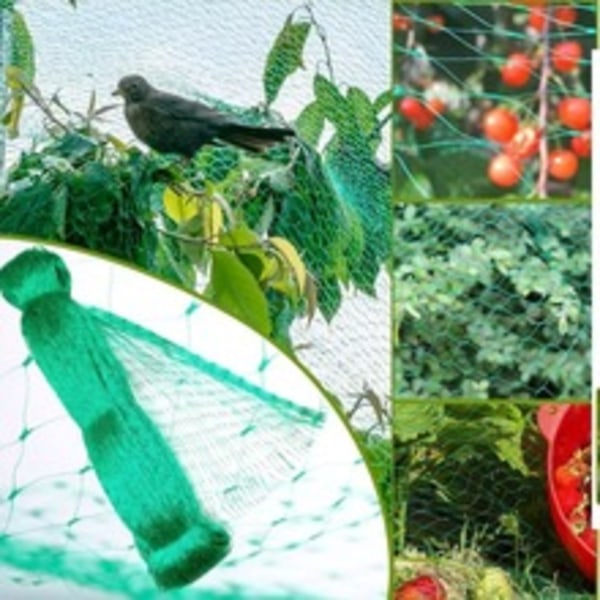 4M*12M Insekts-, katt- och fågelsäkert nät för grönsaksland, finmaskigt PE-spaljé, trädgårdsnät skyddar blommor, grödor och dammar