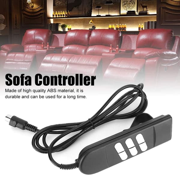 6-knapps 5-pinners fjernkontroll Sofa Controller Stol Heis Manuell Bryter