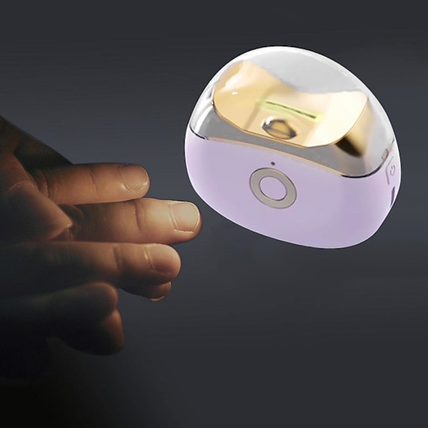 Elektrisk nagelklippare nagelklippare och fil 2 hastigheter justerbar mini bärbar nagelslip nagelsax för kvinnor män äldre barn, rosa