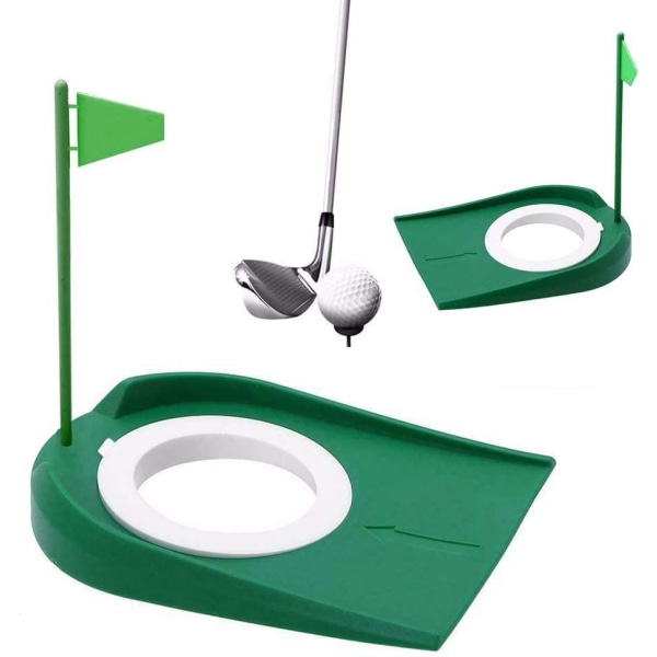 Golf putter cup och flaggstång putter träningshål allround ansiktsjustering träna golf